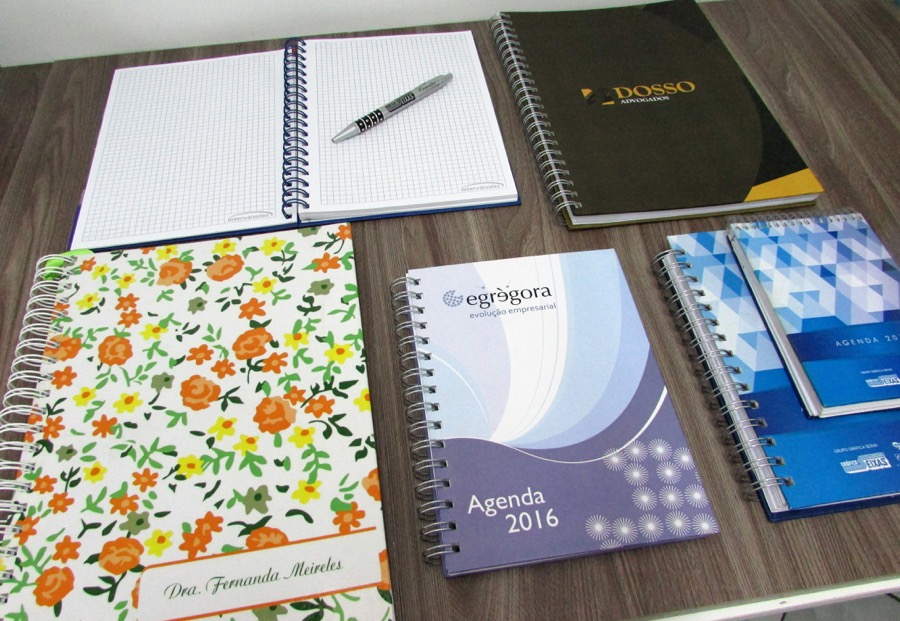Impressão de Cadernos Personalizados em diversos tamanhos