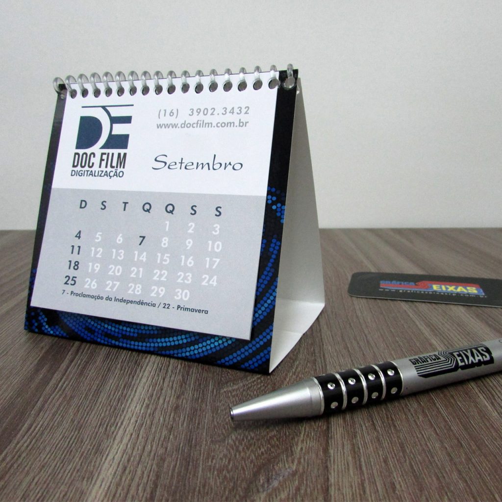 Impressão de Mini Calendário em Ribeirão Preto